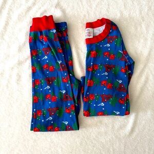 Hanna Andersson 130 Blue Gender Neutral Pajama Set 8